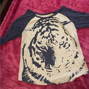 Lane Bryant Tiger face shirt